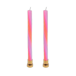 Set of 2 candles to burn 54 Celsius Rope