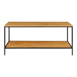 TV table with 2 shelves and black legs House Nordic Vita