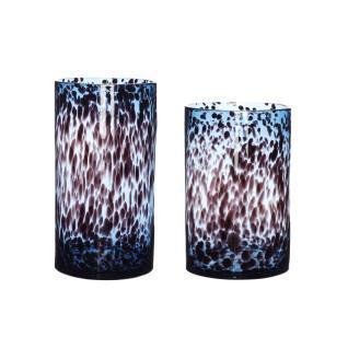 Set of 2 cylinder vases Hubsch Interior Leo
