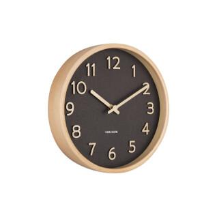 Wood grain wall clock Karlsson Pure