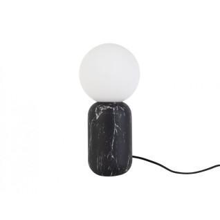 Marble-print table lamp Leitmotiv Gala